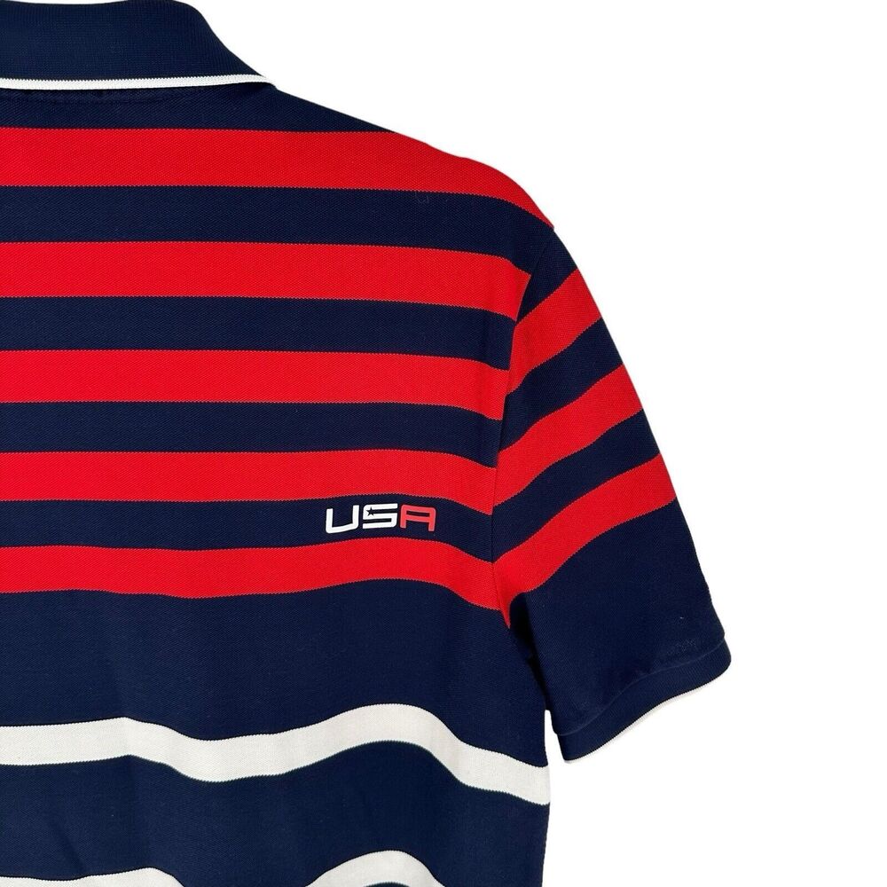 Polo Golf Ralph Lauren Polo Shirt Mens M Ryder Cup 2014 Scotland USA Performance - Picture 10 of 16